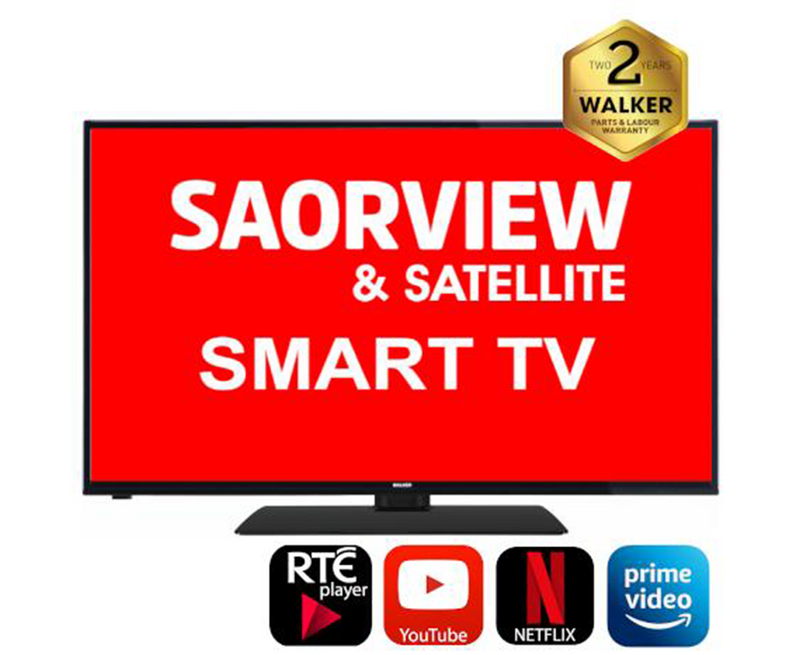Walker 39" HD Ready Smart TV with Satellite Redmond Electric Gorey