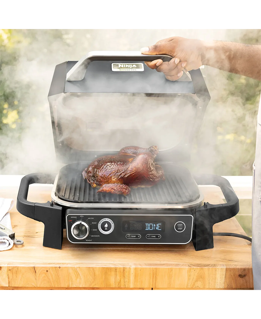 Ninja Woodfire Outdoor Electric BBQ Grill & Smoker OG701UK Redmond Electric Gorey