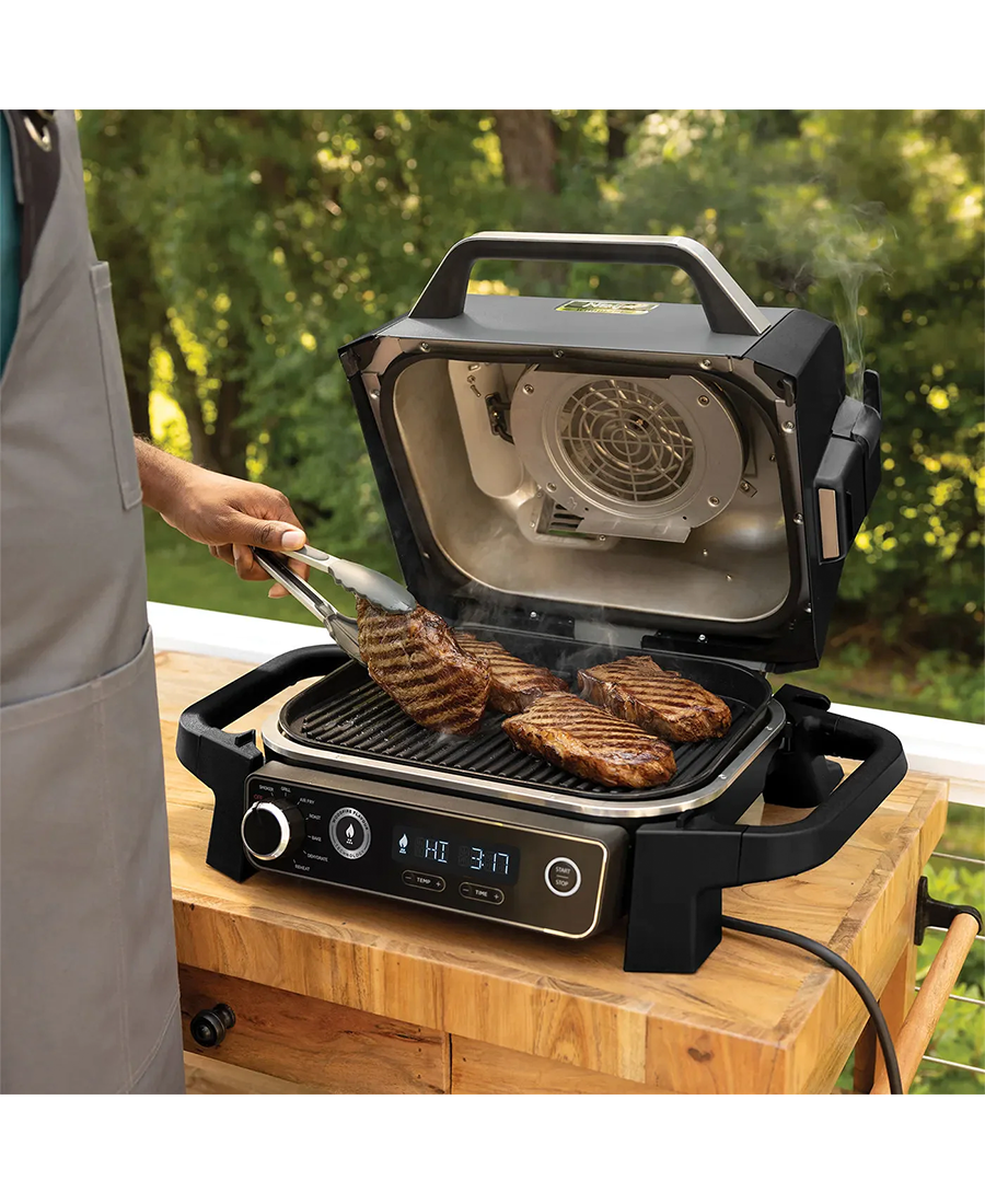 Ninja Woodfire Outdoor Electric BBQ Grill & Smoker OG701UK Redmond Electric Gorey