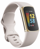 Fitbit Charge 5 Health & Fitness Smart Watch | Lunar White & soft gold 79-FB421GLWT Redmond Electric Gorey