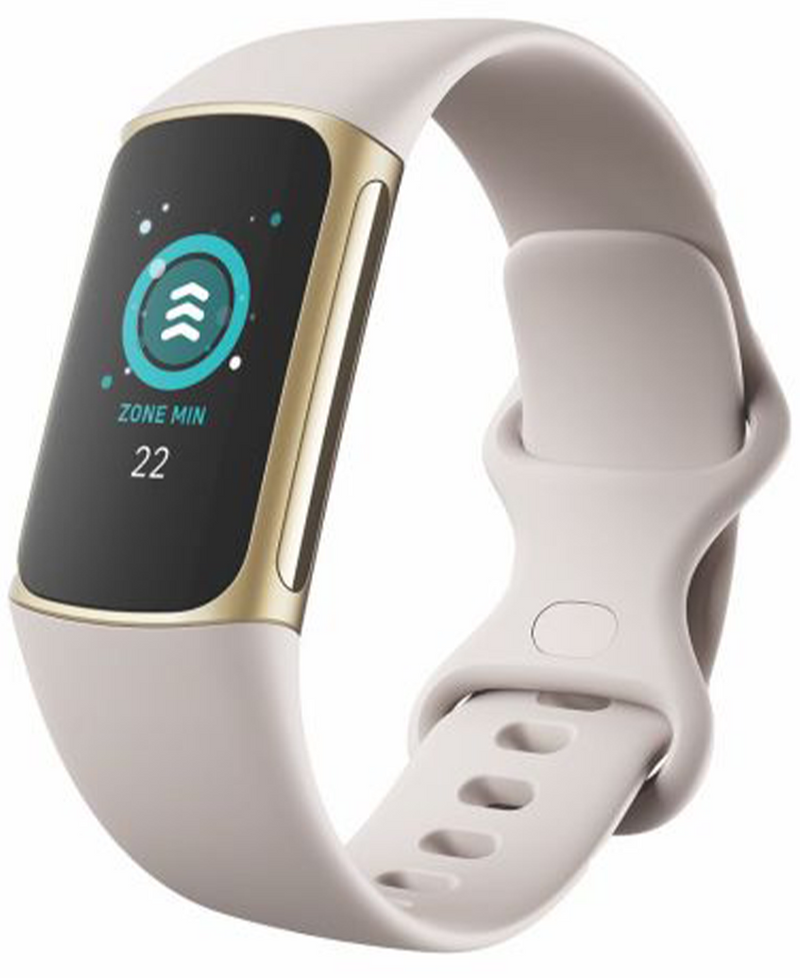 Fitbit Charge 5 Health & Fitness Smart Watch | Lunar White & soft gold 79-FB421GLWT Redmond Electric Gorey