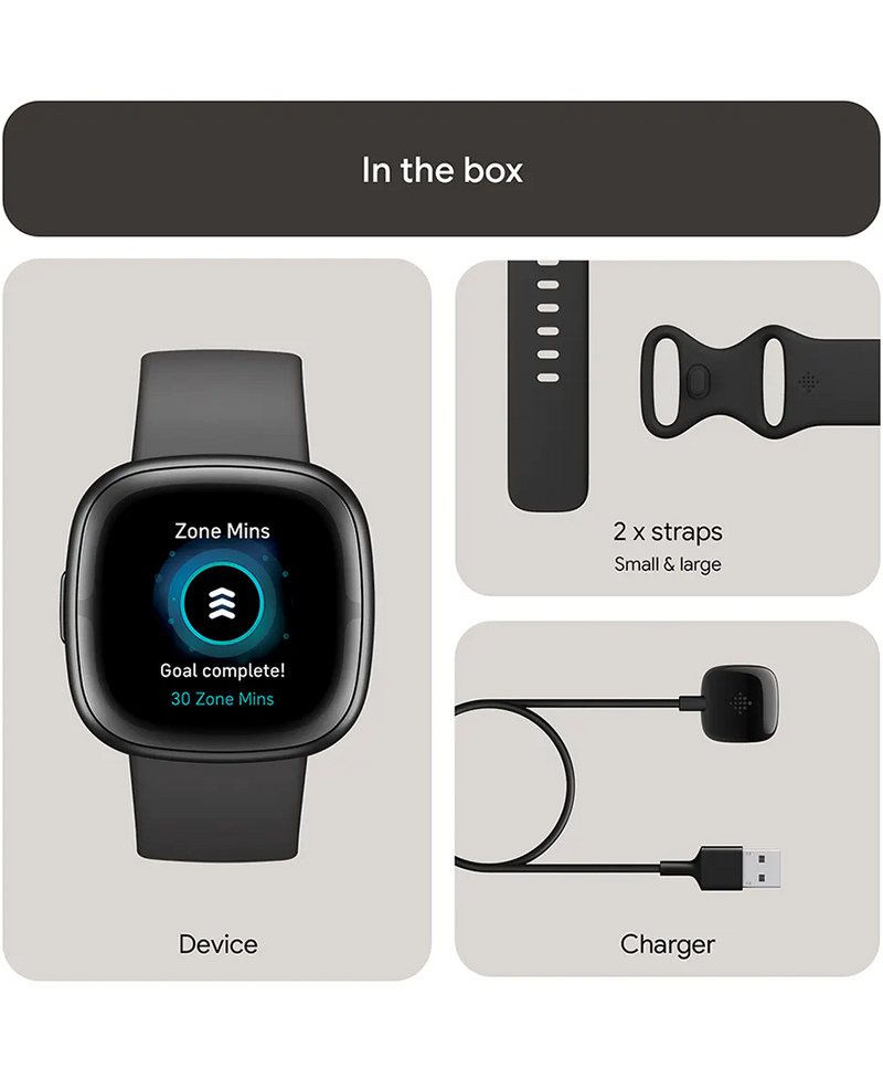 Fitbit Sense 2 Smartwatch | Shadow Grey & Graphite 79-FB521BKGB Redmond Electric Gorey