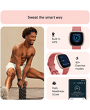 Fitbit Versa 4 Health & Fitness Smart Watch | Pink Sand & Copper Rose 79-FB523RGRW Redmond Electric Gorey