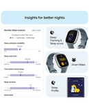 Fitbit Versa 4 Smartwatch | Waterfall Blue & Platinum 79-FB523SRAG Redmond Electric Gorey