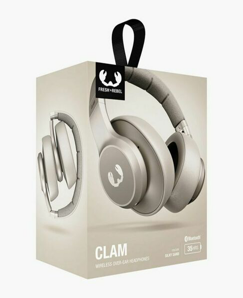 Clam Wireless Over-Ear Headphones | Silky Sand - Redmond Electric Gorey