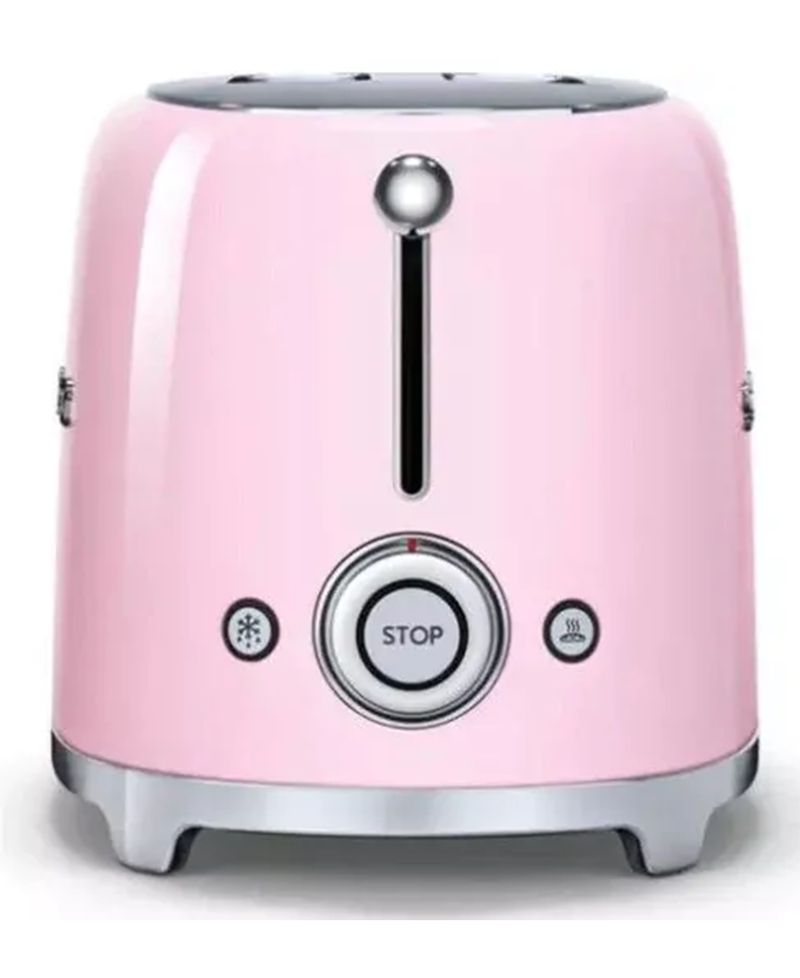Smeg TSF01PKUK 50's Retro 2 Slice Toaster - Pink - Redmond Electric Gorey