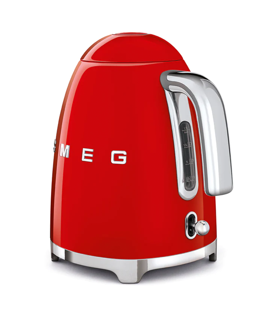 Smeg Retro 50's Style 1.7 Litre Kettle | Red - Redmond Electric Gorey