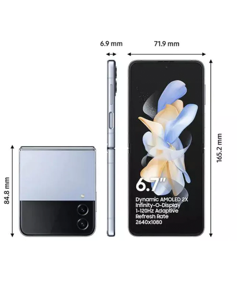 Samsung Galaxy Z Flip 4 6.7" 128GB Smartphone - Blue - Redmond Electric Gorey