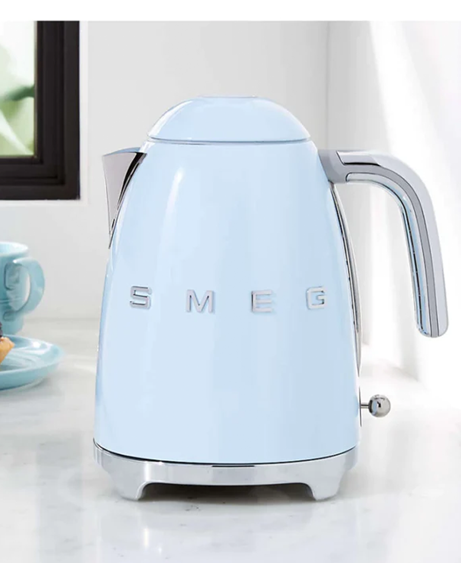 Smeg Retro 50's Style 1.7 Litre Kettle | Pastel Blue - Redmond Electric Gorey