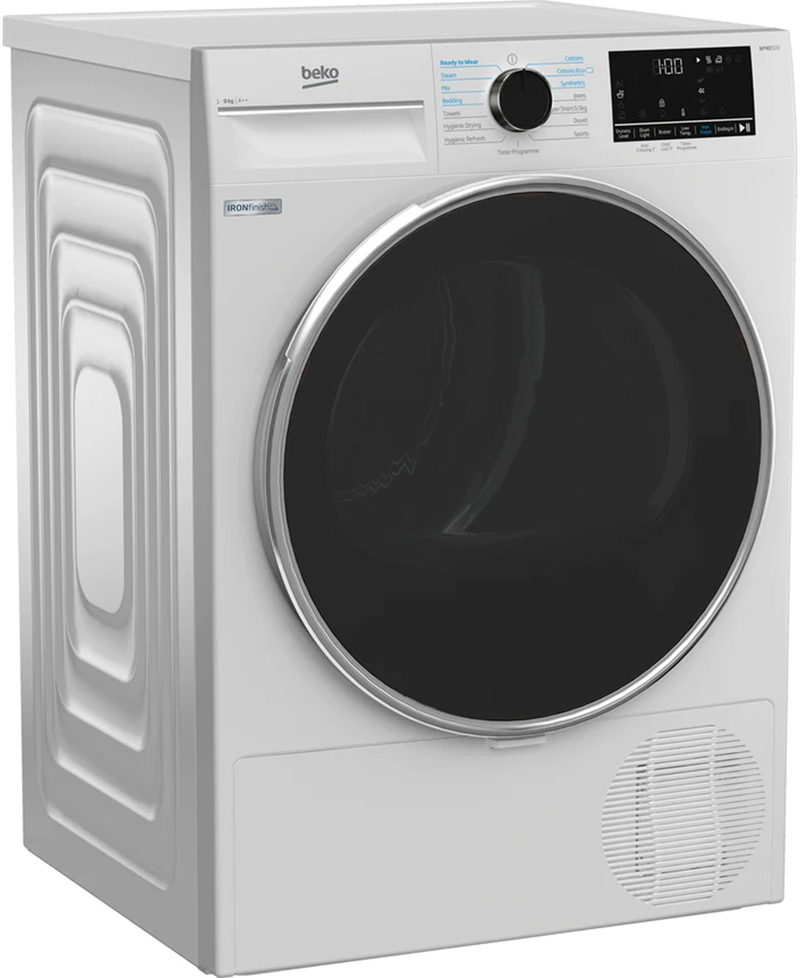 Beko 9kg Heat Pump Dryer with IronFinish™ | B5T4923IW Redmond Electric Gorey 
