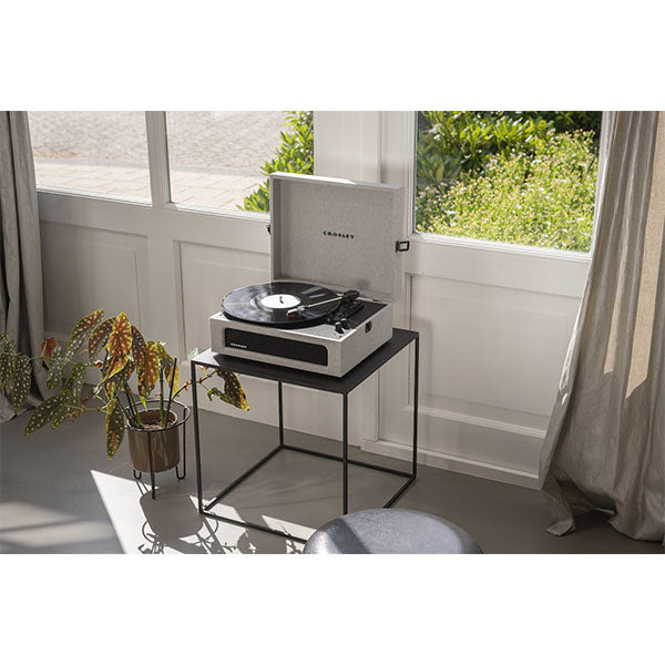 Voyager Portable Turntable | Bluetooth & Speakers | Grey - Redmond Electric Gorey