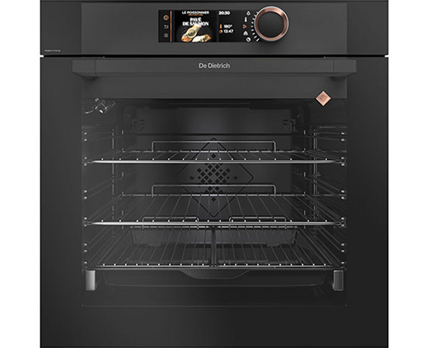 DE DIETRICH MULTIFUNCTION PYRO SINGLE OVEN DX3 BLACK | DOP8785A