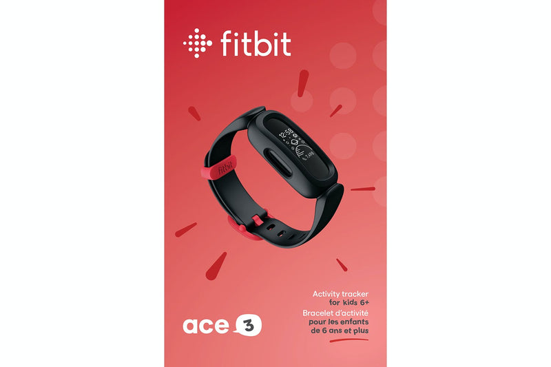 Ace 3 Activity Tracker Smart Watch | Black/Red - Redmond Electric Gorey