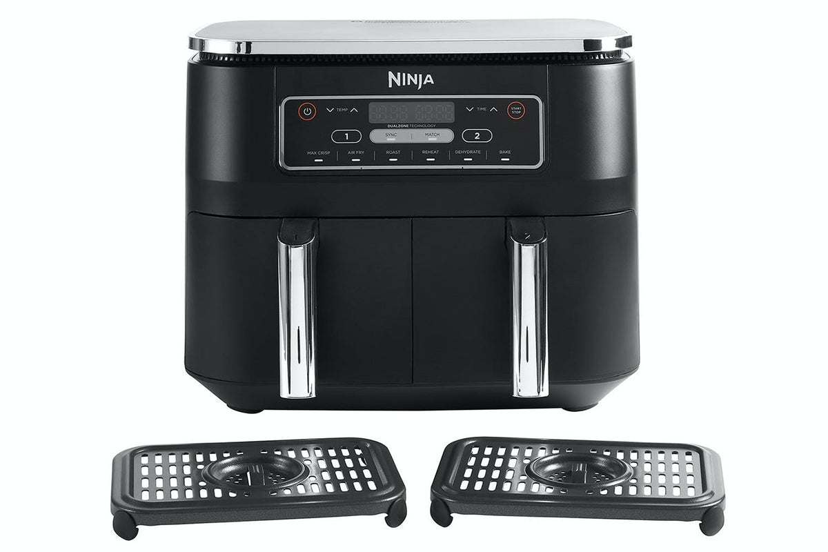 7.6L Foodi Dual Zone Air Fryer | Grey - Redmond Electric Gorey