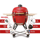 Kamado Bono Grande Limited 25" / 64cm | Red - Redmond Electric Gorey