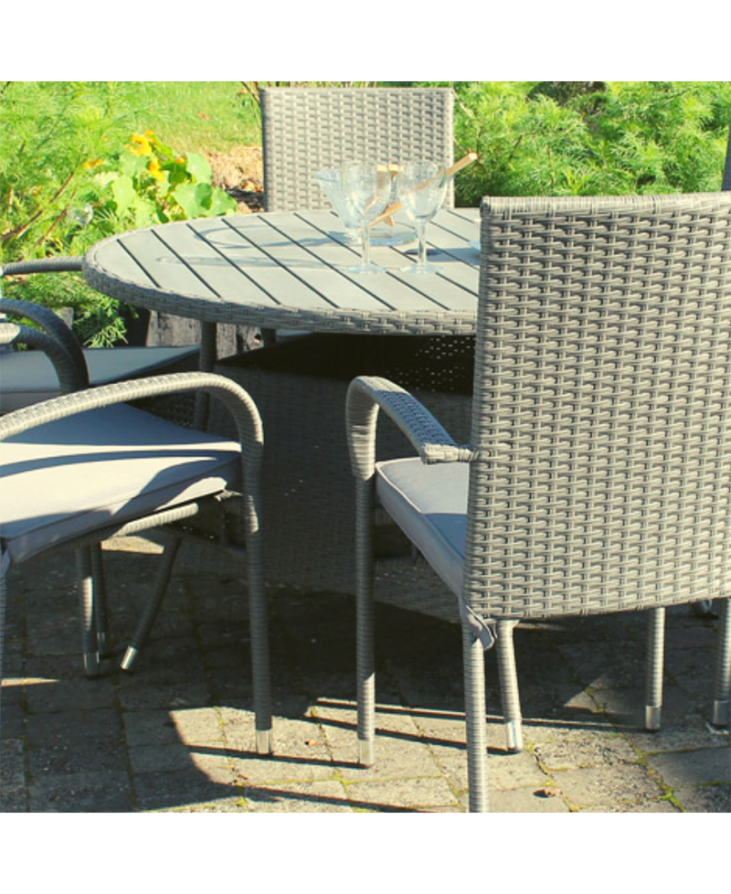 Rio 6 Seater Rattan Outdoor Dining Set RADRGY101 Redmond Electric Gorey