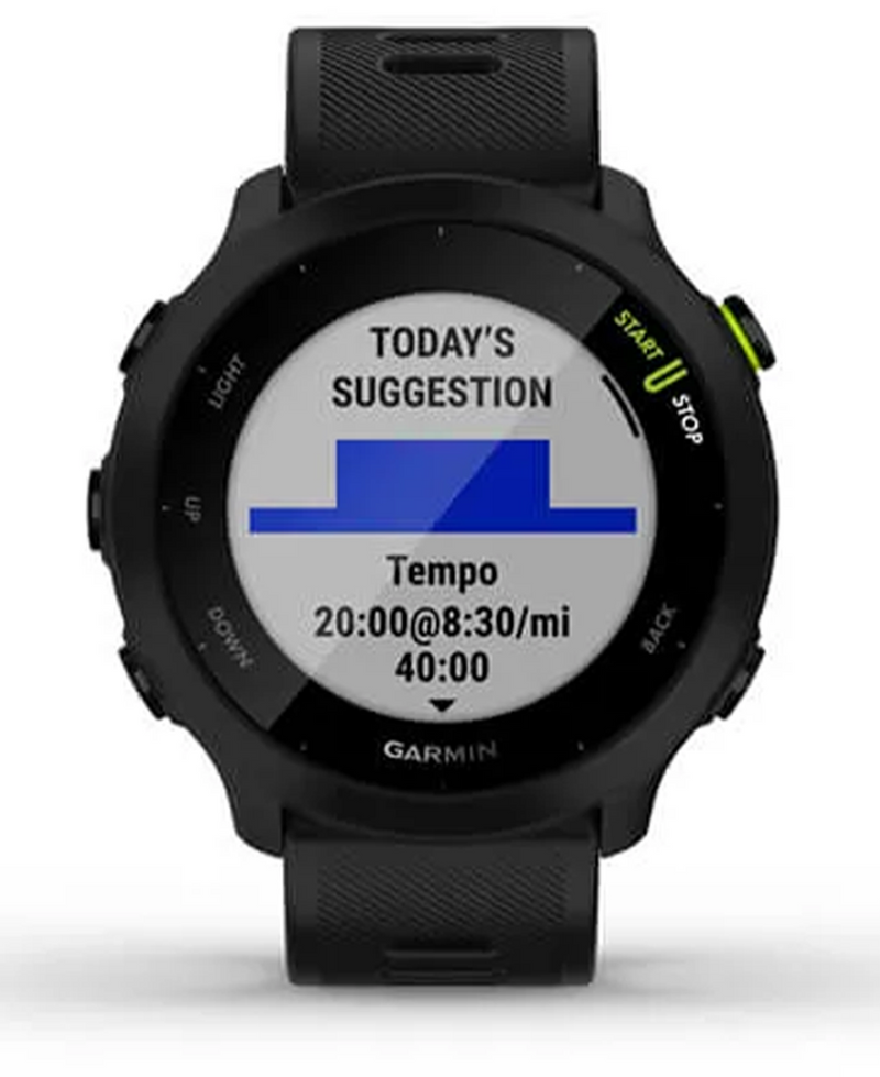 Garmin Forerunner 55 Running Smart Watch - Black | 49-GAR-010-02562-10 - Redmond Electric Gorey