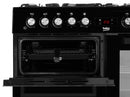 100cm Double Oven Dual Fuel Range Cooker | Black | KDVF100K - Redmond Electric Gorey