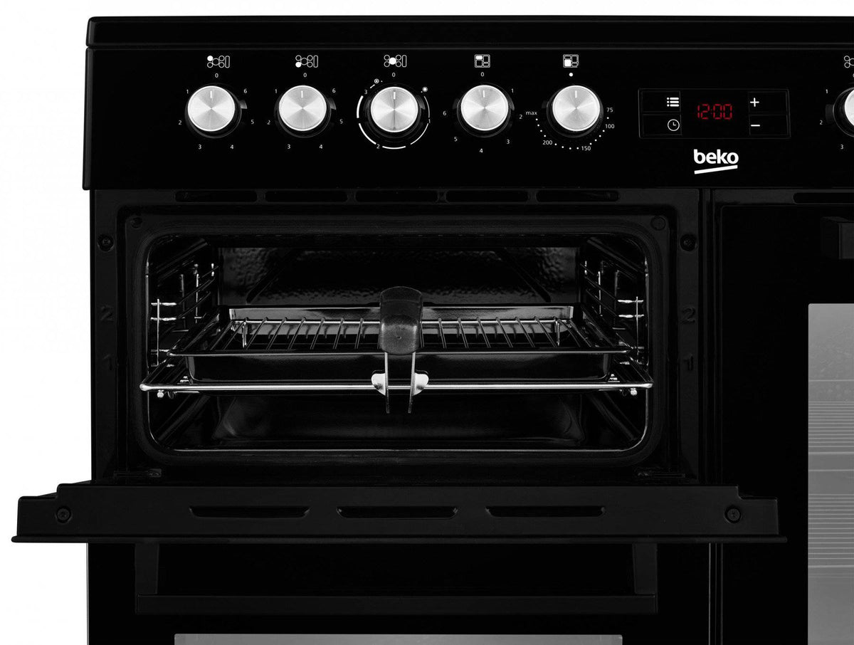 100cm Double Oven Electric Range Cooker | Black | KDVC100K - Redmond Electric Gorey