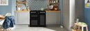 90cm Double Oven Dual Fuel Range Cooker | Black | KDVF90K - Redmond Electric Gorey