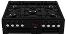 90cm Double Oven Dual Fuel Range Cooker | Black | KDVF90K - Redmond Electric Gorey