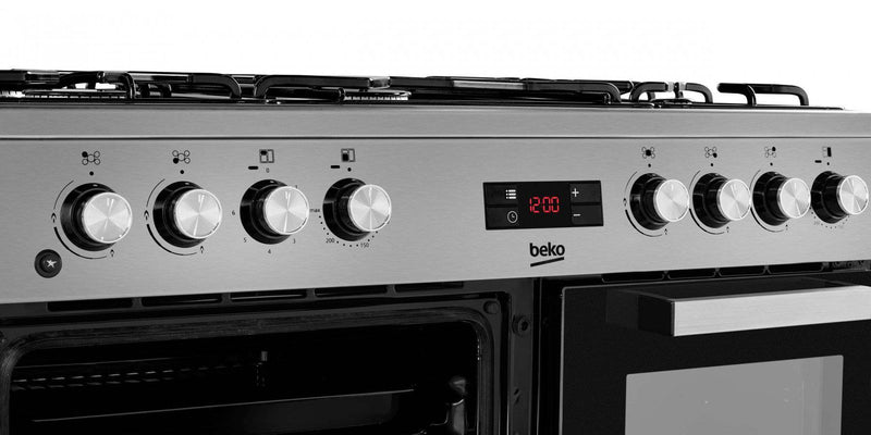 90cm Double Oven Dual Fuel Range Cooker | S/Steel - Redmond Electric Gorey
