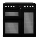 90cm Double Oven Electric Range Cooker | Black | KDVC90K - Redmond Electric Gorey