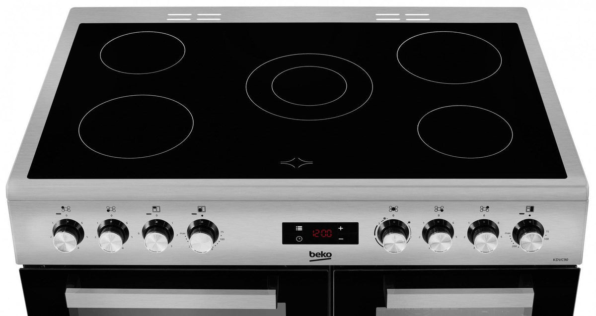 90cm Double Oven Electric Range Cooker | S/Steel | KDVC90X - Redmond Electric Gorey