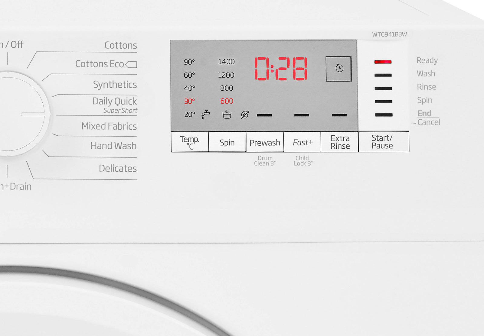 Beko BEKO 9kg Washing Machine WTL94151W