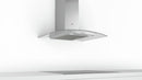 90cm Curved Glass Chimney Hood - Redmond Electric Gorey