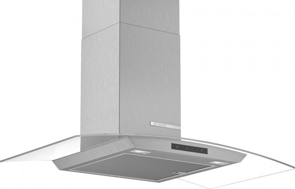 90cm Curved Glass Chimney Hood - Redmond Electric Gorey