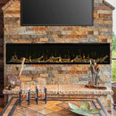 Driftwood / River Rock Fuel Bed Accessory For 74" Ignite | LF74DWS-KIT - Redmond Electric Gorey