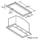 70cm Canopy Cooker Hood - Redmond Electric Gorey