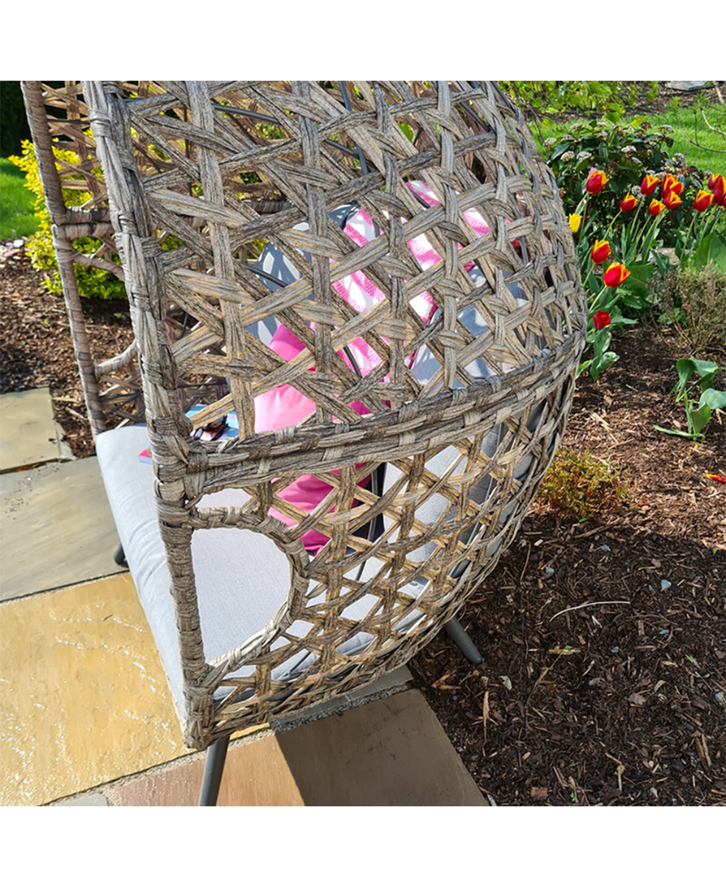 Rattan garden pod chair Clearance